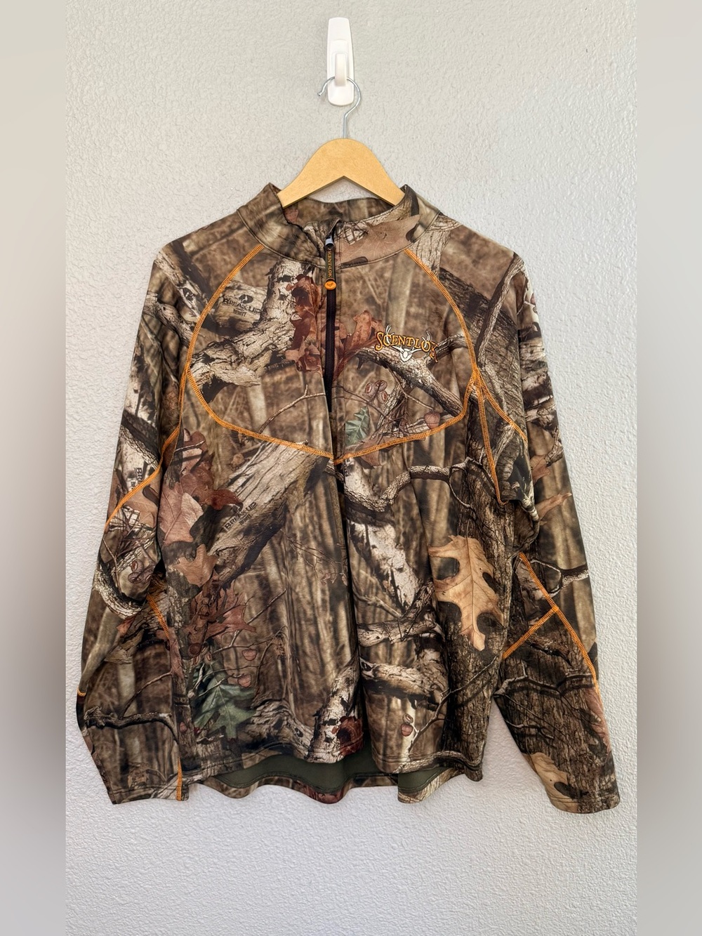 ScentLok | Savanna Camo 1/4 Zip Pullover | Mossy Oak Break-Up Infinity | Large